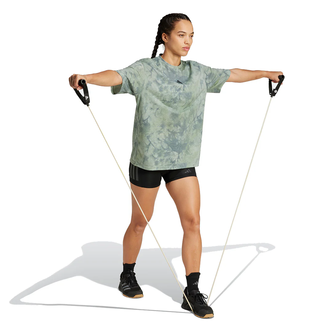 adidas Women Climacool Training Club 247 Graphic Tee | JM4903 - Image 5