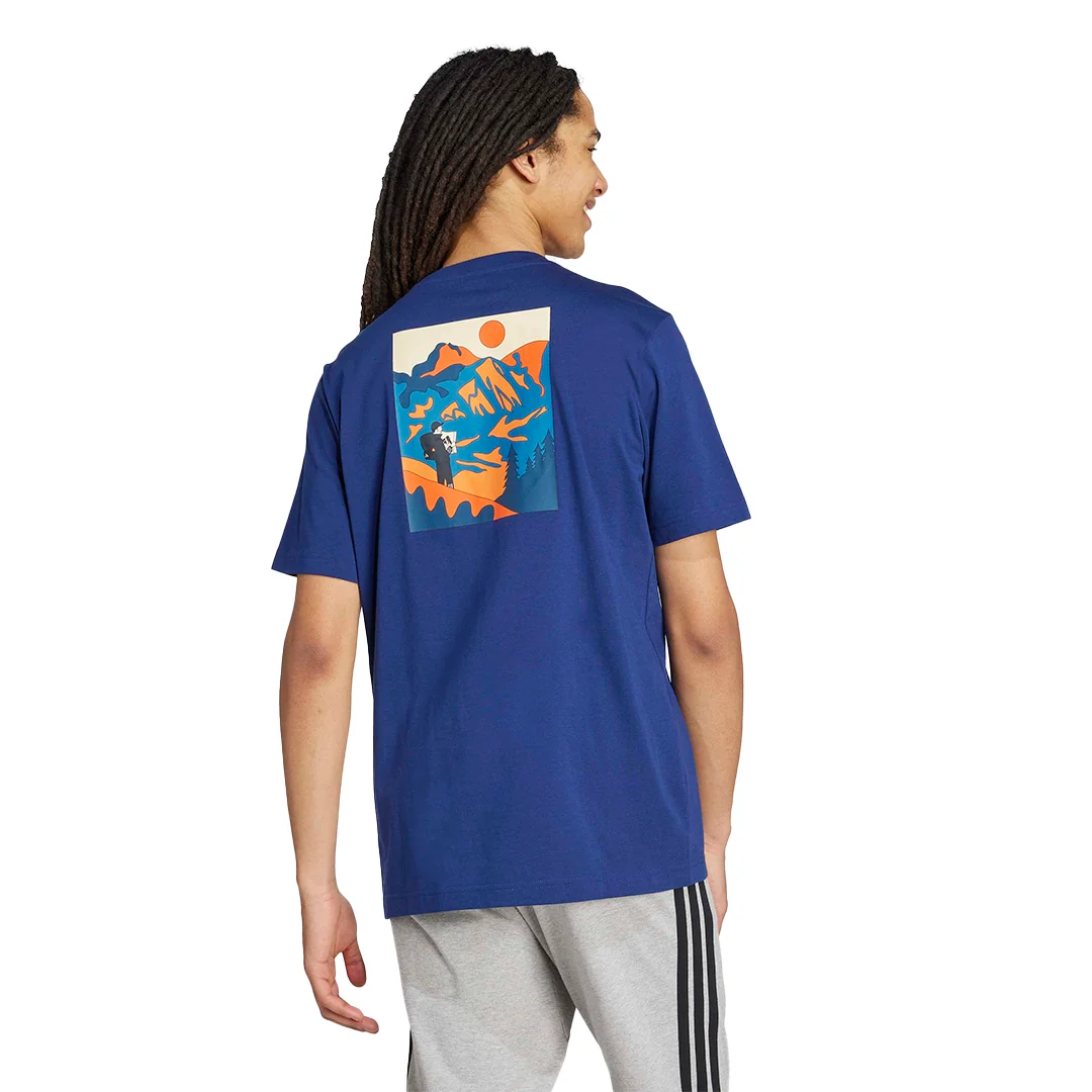 adidas Men Doodle Hike T-shirt | KA7137 - Image 2