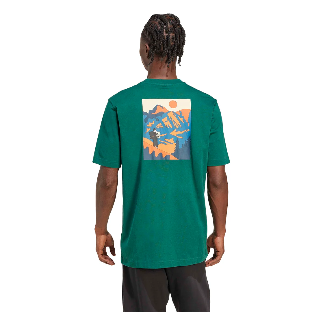 adidas Men Doodle Hike T-shirt | KA7138 - Image 2