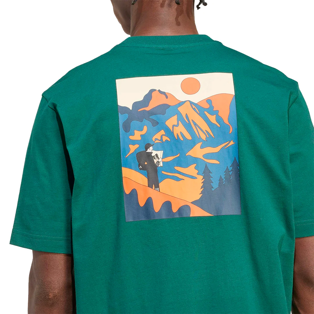 adidas Men Doodle Hike T-shirt | KA7138 - Image 6