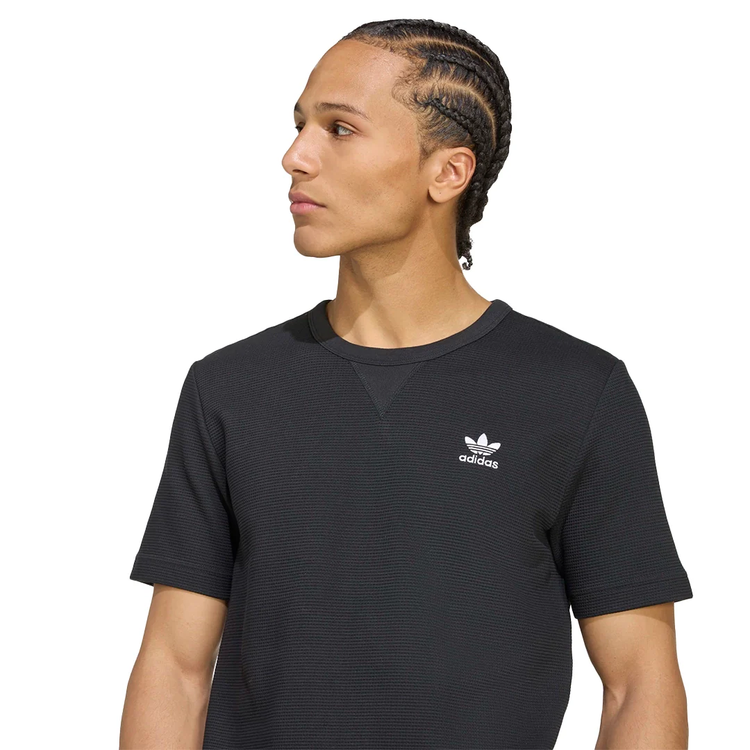 adidas Men Essentials Waffle Tee | KA7767 - Image 3