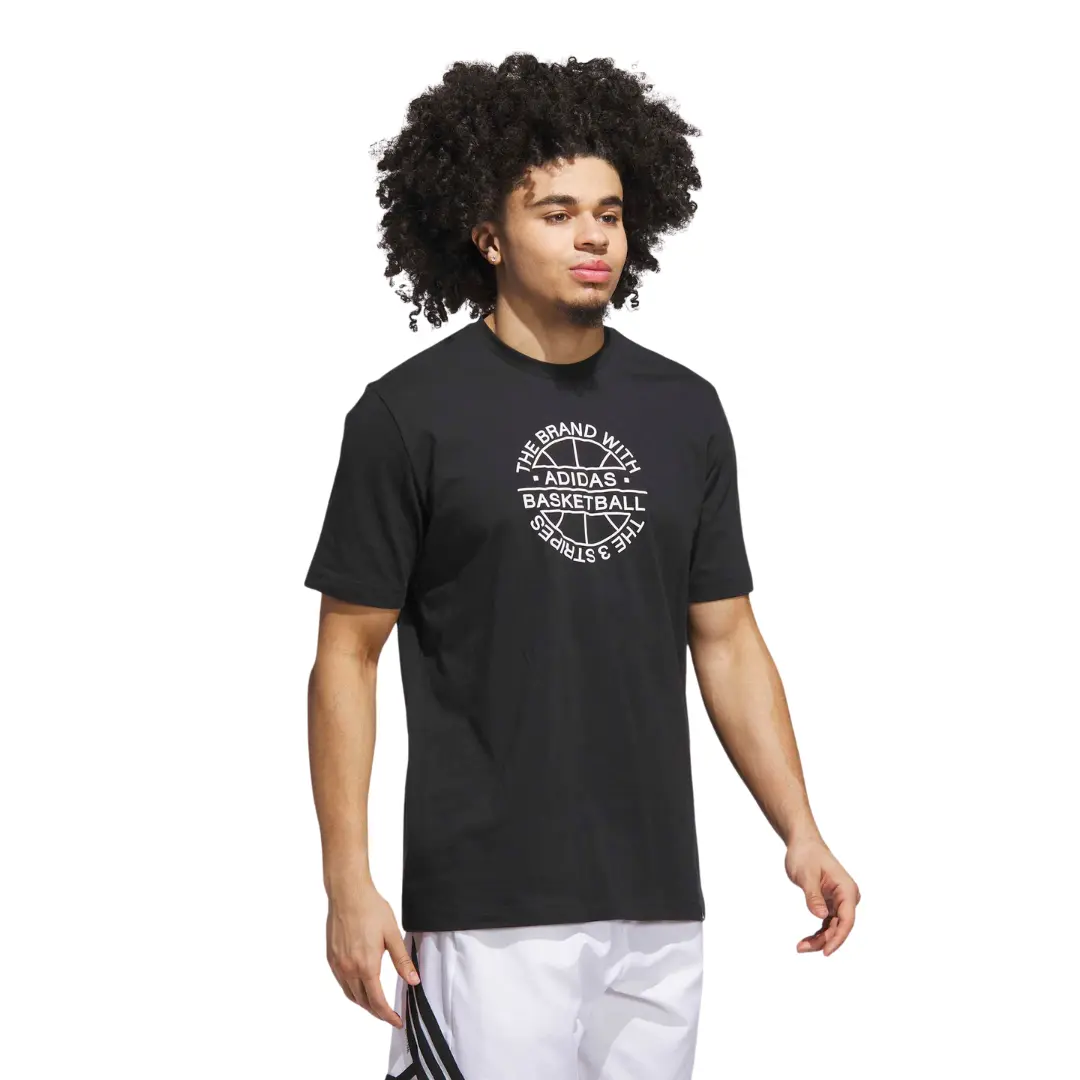 adidas Men Verbiage Tee | JX1745 - Image 4