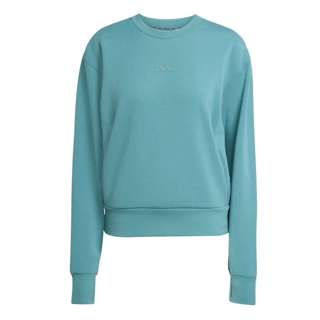 adidas Women D4T Knit Crew | JW3395 - Image 3