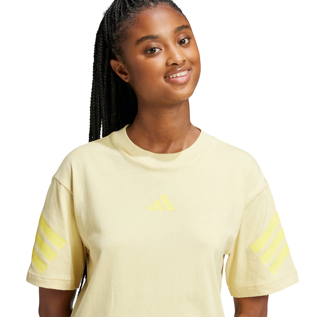 adidas Women Future Icon 3-Stripes Tee | JE3712 - Image 4