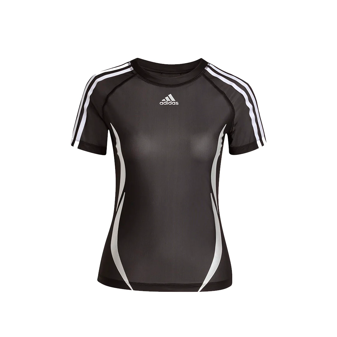 adidas Women Tight Sheer Tee | KE9795 - Image 3