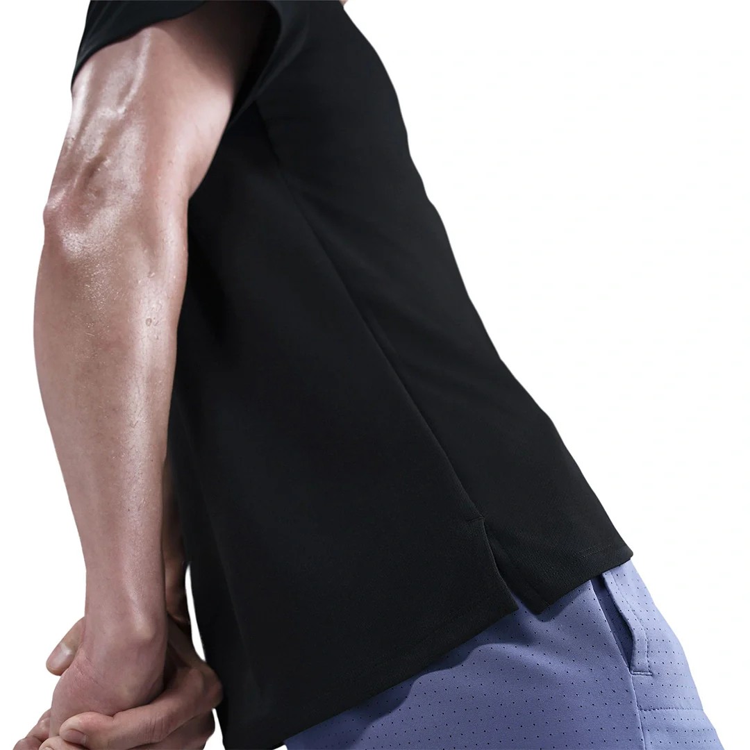 Nike Miler Men Dri-FIT UV Running Top | HV2136-010 - Image 2