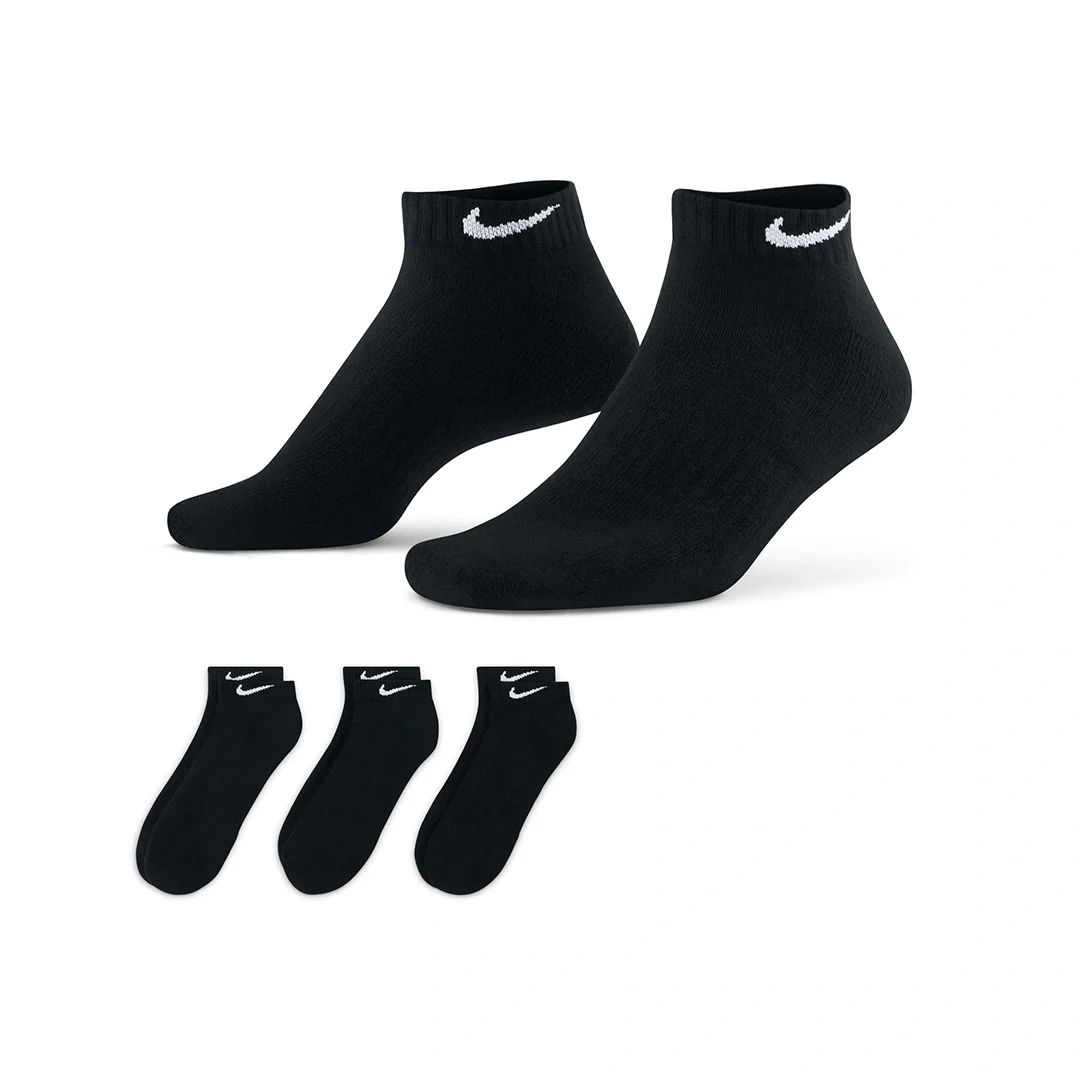 Nike Unisex Everyday Cushioned Training Low Socks 3 Pairs | SX7670-010