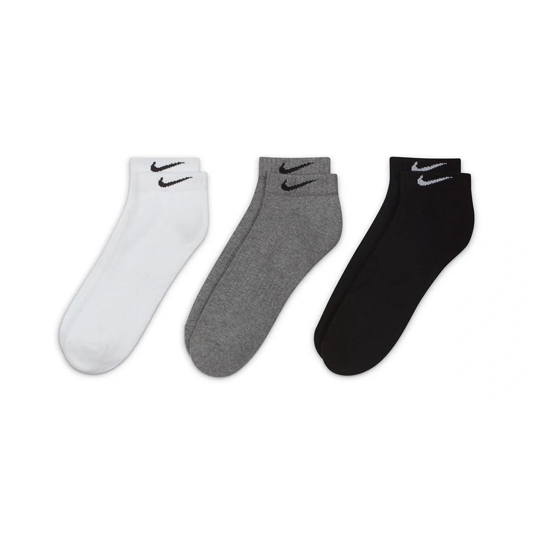 Nike Unisex Everyday Cushioned Training Low Socks 3 Pairs | SX7670-964 - Image 2