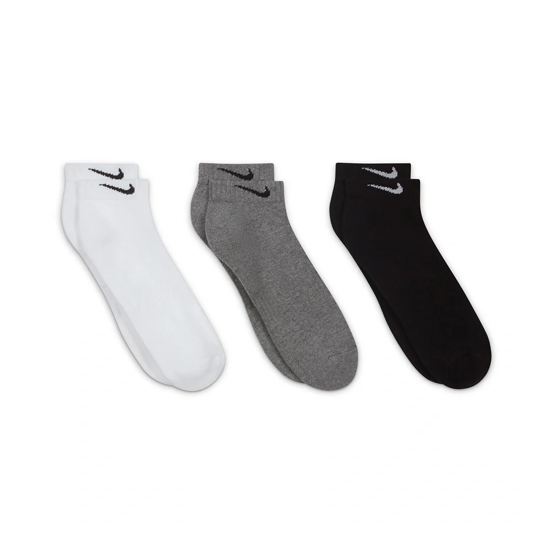 Nike Unisex Everyday Cushioned Training Low Socks 3 Pairs | SX7670-964 - Image 3
