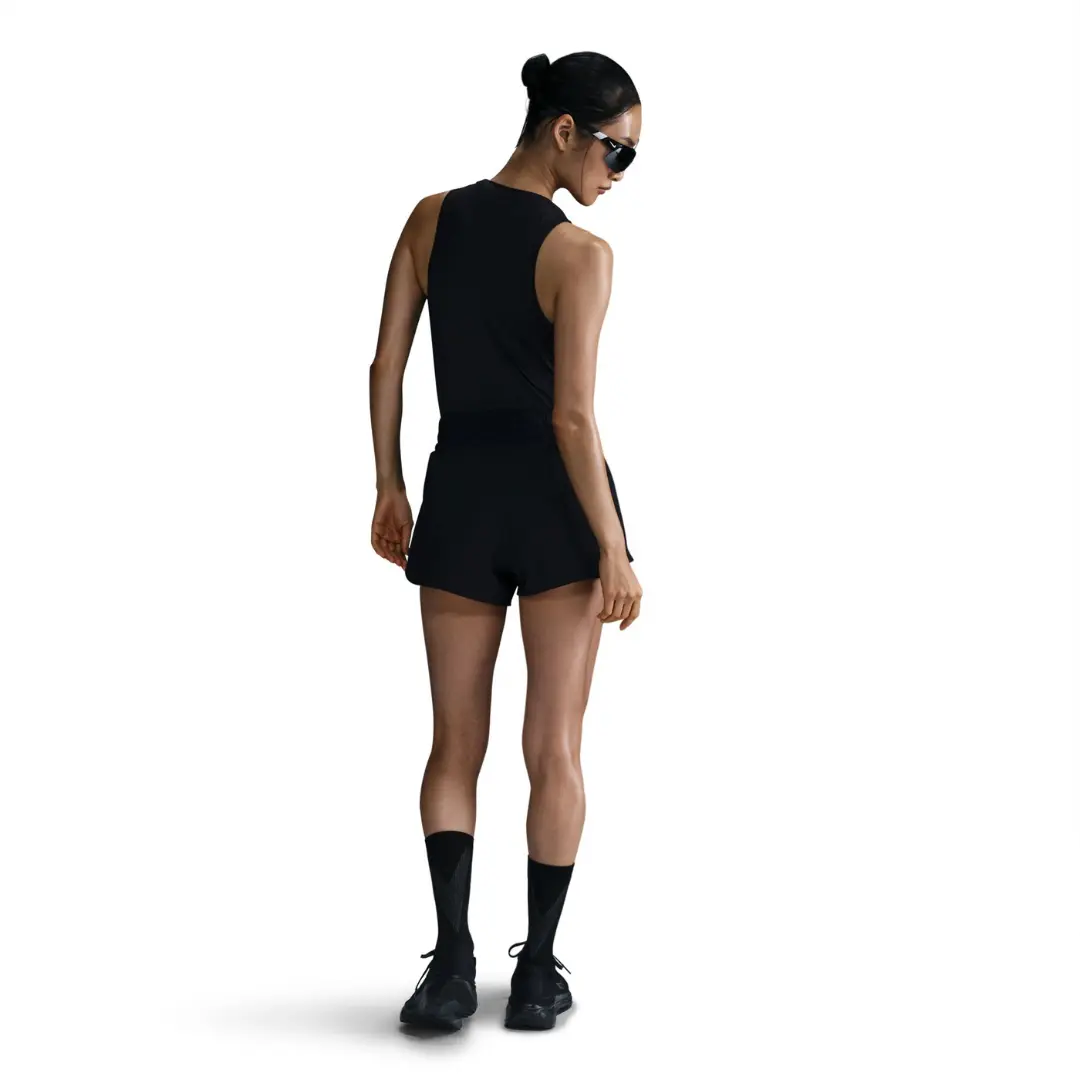 Nike Women One Dri-Fit Mid-Rise Brief-Lined Running Shorts | HJ2196-010 - Image 4