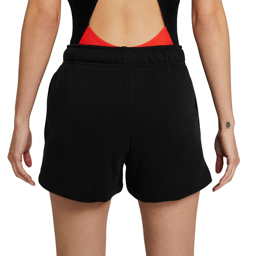 Nike Women Sportswear Club Fleece Mid-Rise Shorts | DQ5803-010 - Image 2