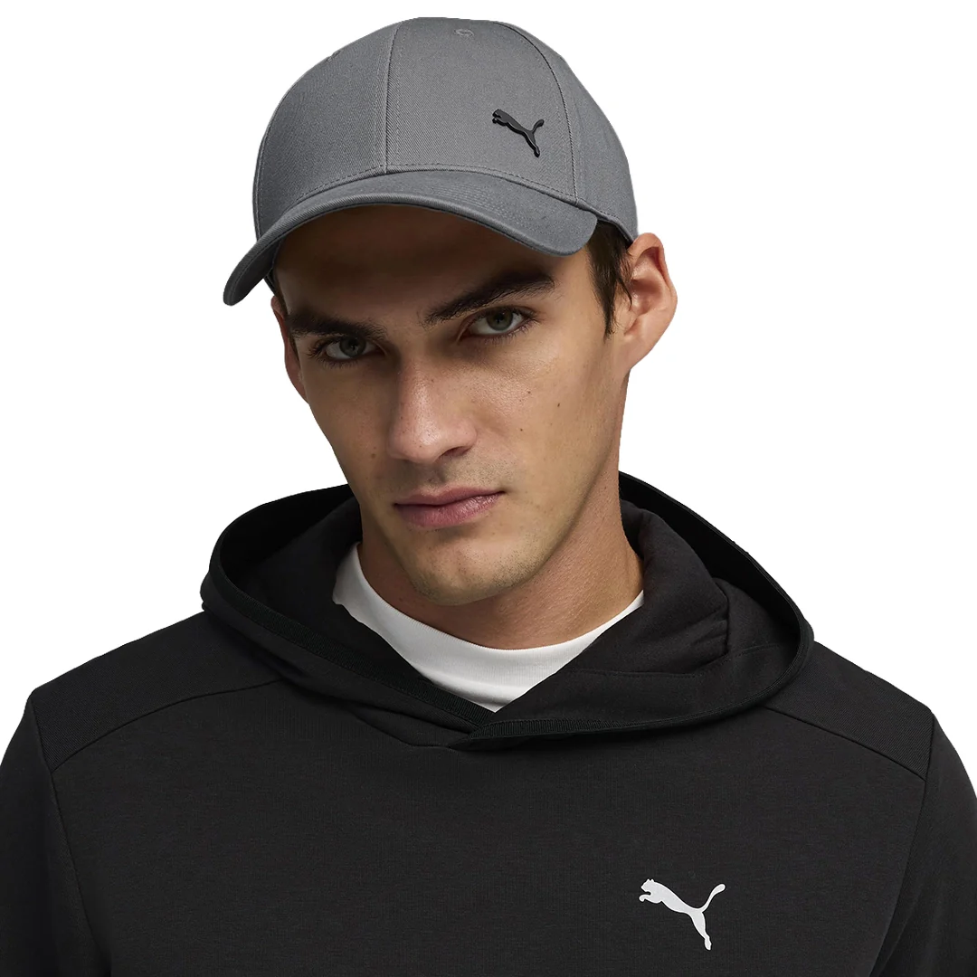 Puma Unisex Essentials Elevated Metal Cat Baseball Cap | 02715402 - Image 3