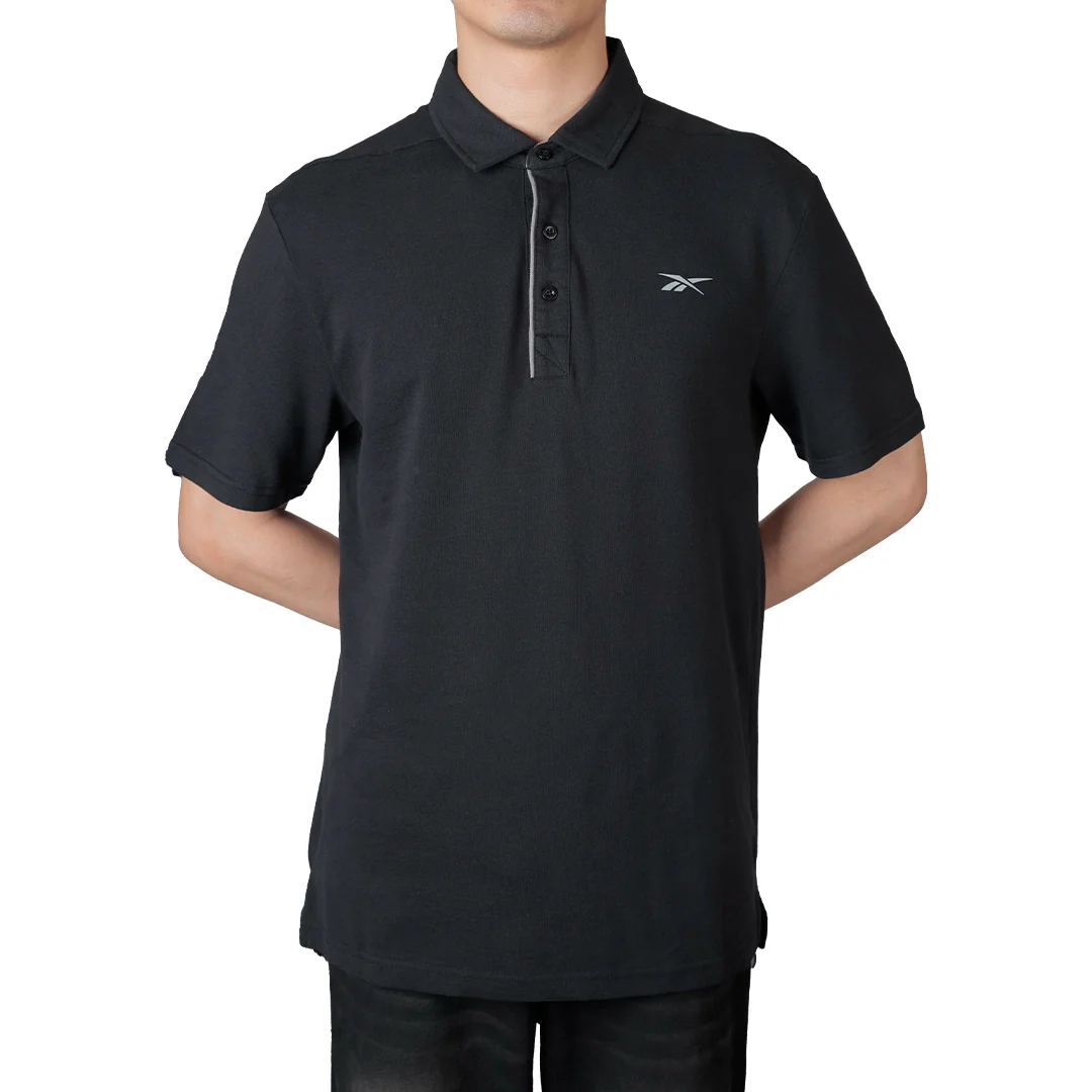 Reebok Men Solid Pique Polo | RGMS25150B