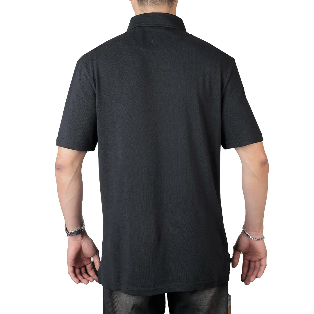 Reebok Men Solid Pique Polo | RGMS25150B - Image 2