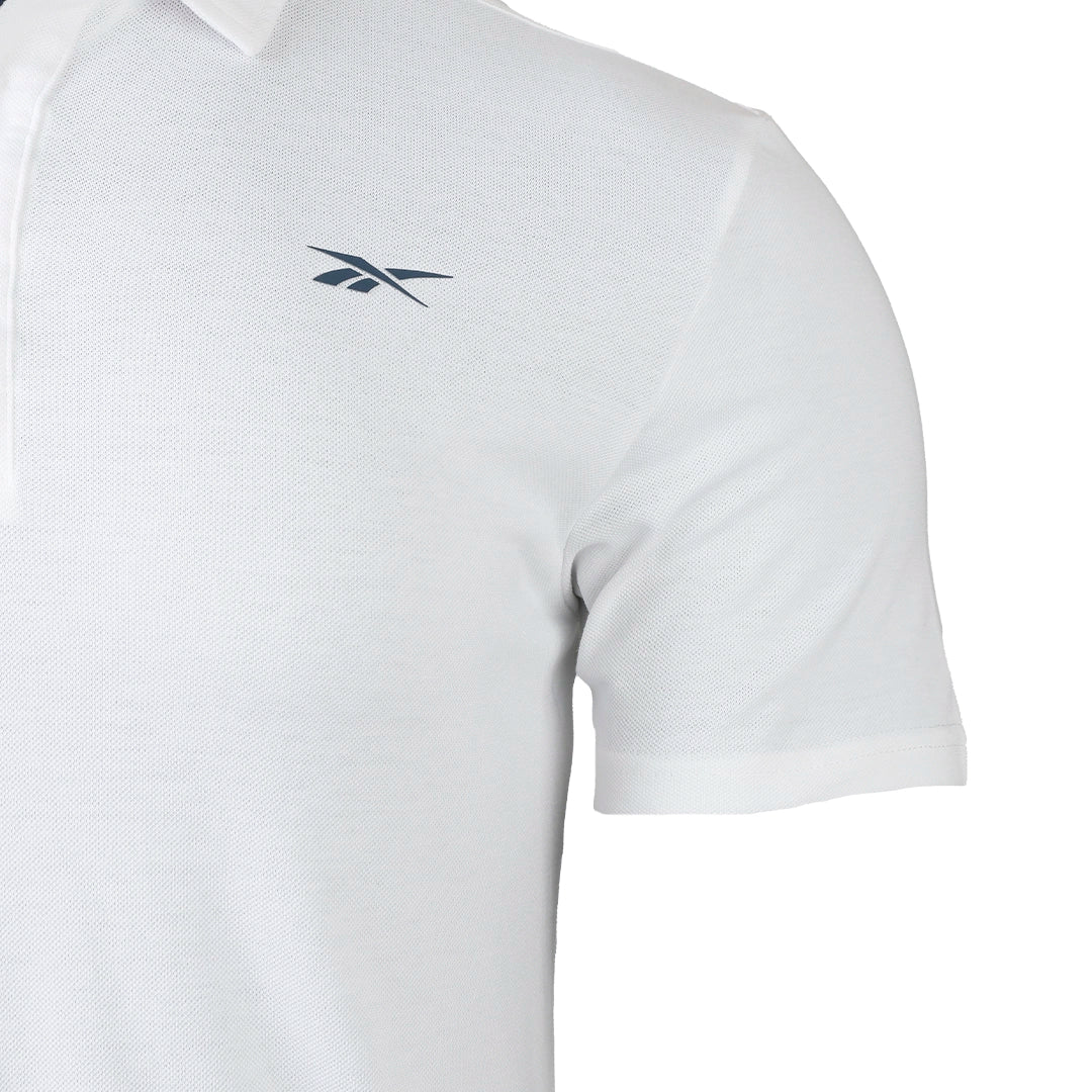 Reebok Men Solid Pique Polo | RGMS25150W - Image 2