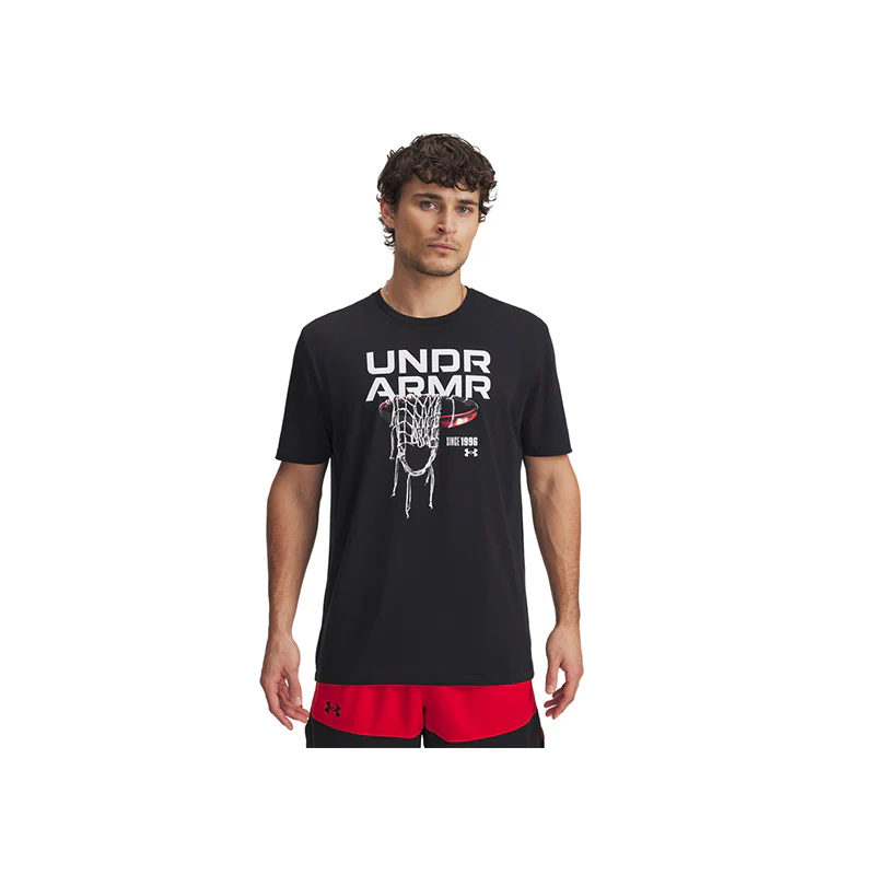 Under Armour Men 60/40S Hoops Net Short Sleeve  | 1390188-001