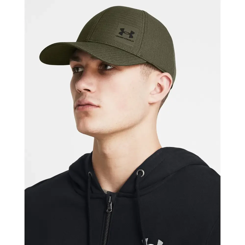 Under Armour Men ArmourVent Stretch Fit Cap | 1383438-390 - Image 3