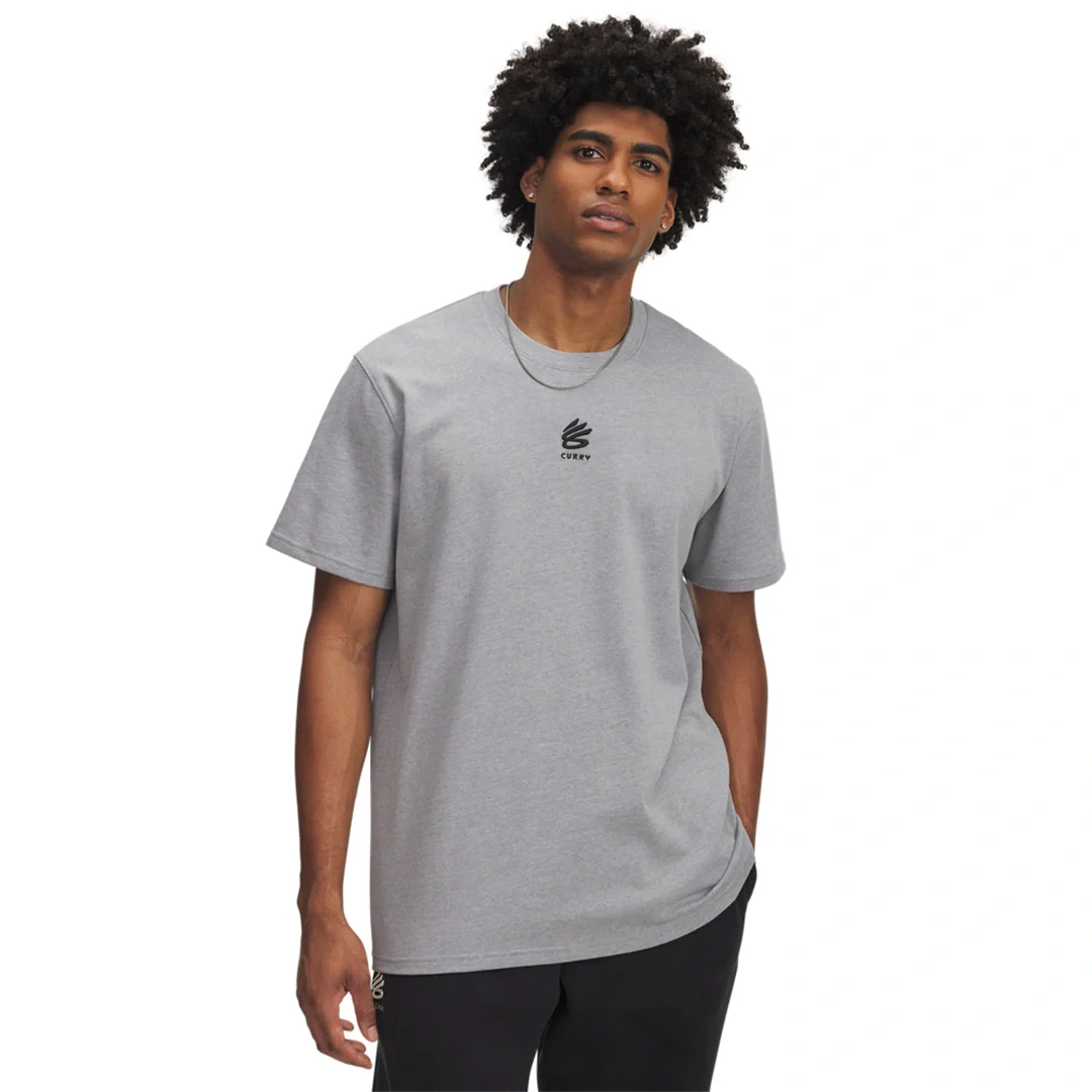 Under Armour Men Curry Heavyweight Logo T-shirt | 1387107-035