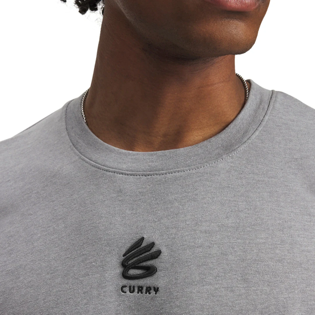 Under Armour Men Curry Heavyweight Logo T-shirt | 1387107-035 - Image 3