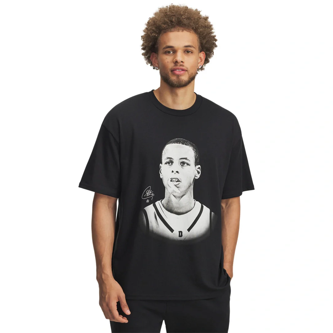 Under Armour Men Curry Heavyweight OS Tee | 6007300-001
