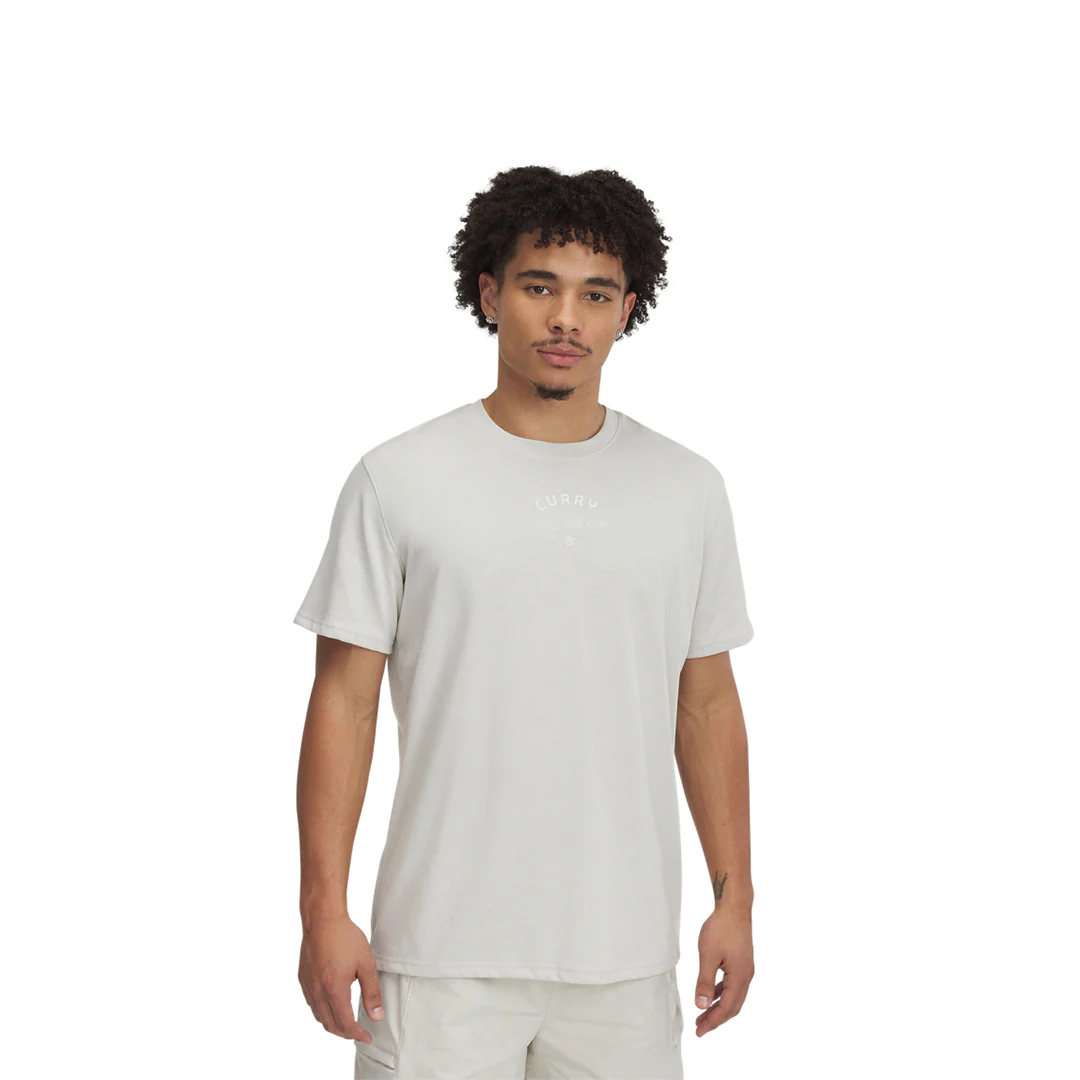 Under Armour Men Curry Heavyweight Verbiage T-shirt 2  | 1390405-110