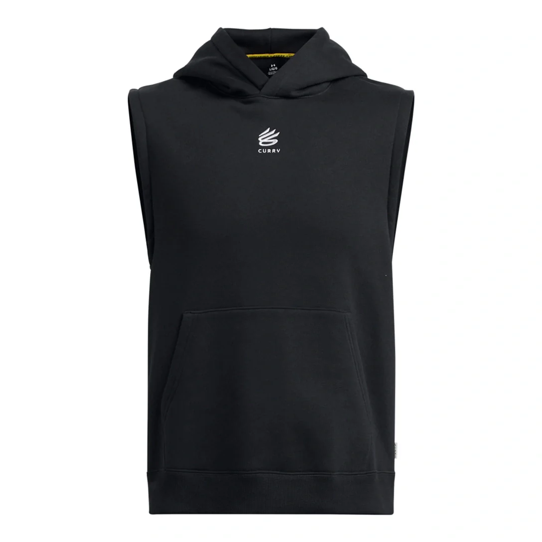 Under Armour Men Curry Splash Sleeveless Hoodie | 1389483-001 - Image 3