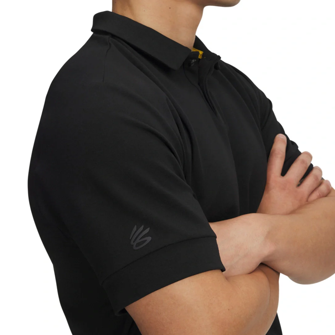 Under Armour Men Curry Terry Polo | 6000790-008 - Image 3