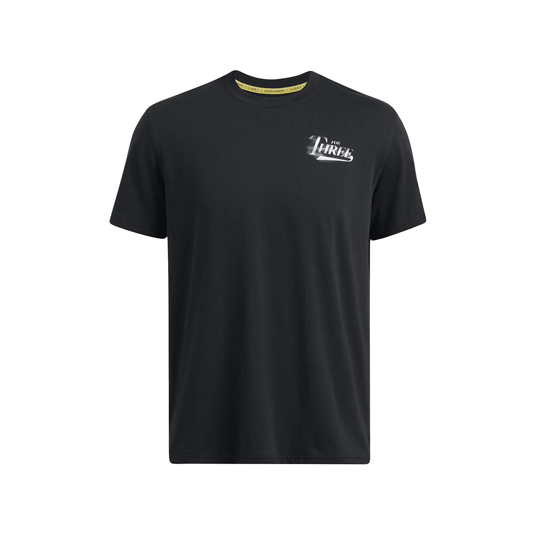 Under Armour Men Curry Verbiage Heavyweight T-Shirt | 1387110-001 - Image 3