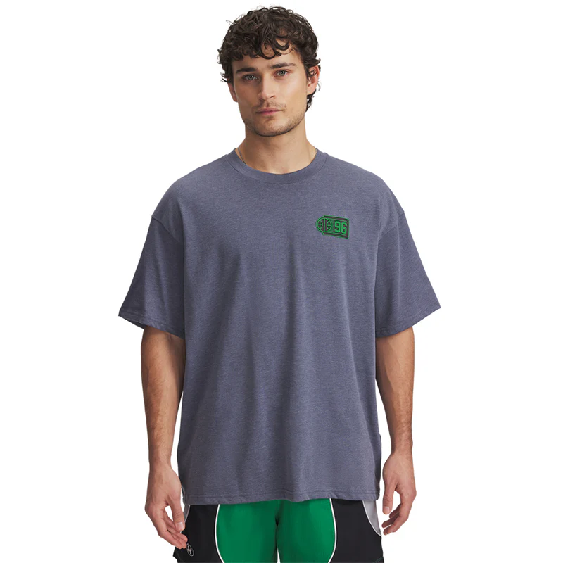 Under Armour Men Heavyweight Hoops Courtside Short Sleeve  | 1390191-044