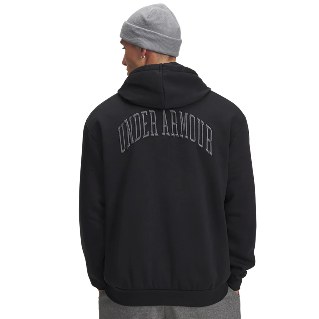 Under Armour Men Icon Fleece Graphic Top | 6007591-001 - Image 2