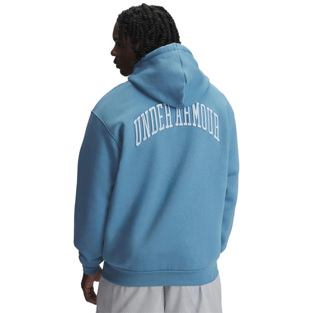 Under Armour Men Icon Fleece Graphic Top | 6007591-418 - Image 2