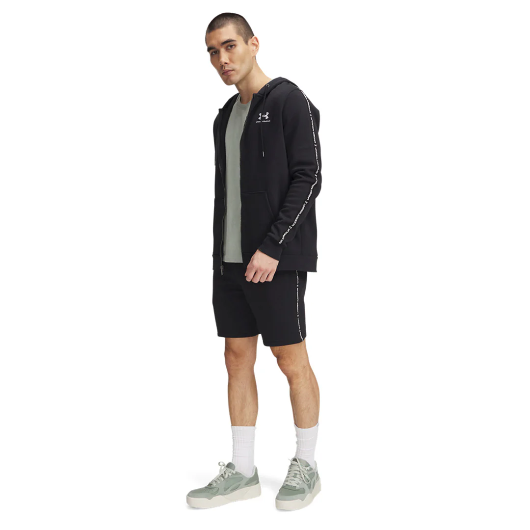 Under Armour Men Icon Fleece Short Taping | 1390299-001 - Image 3