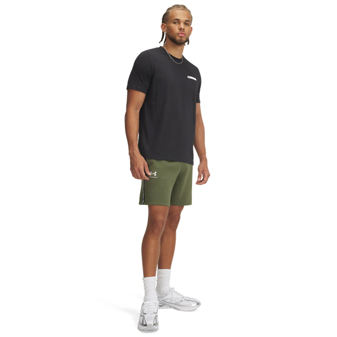 Under Armour Men Icon Fleece Short Taping | 1390299-390 - Image 3