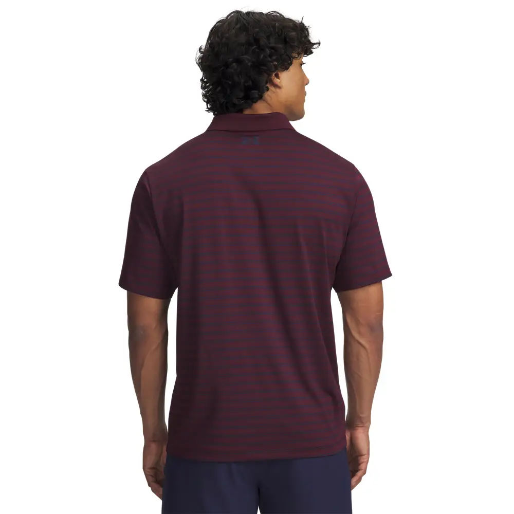 Under Armour Men Matchplay Stripe Polo | 1377376-600 - Image 2