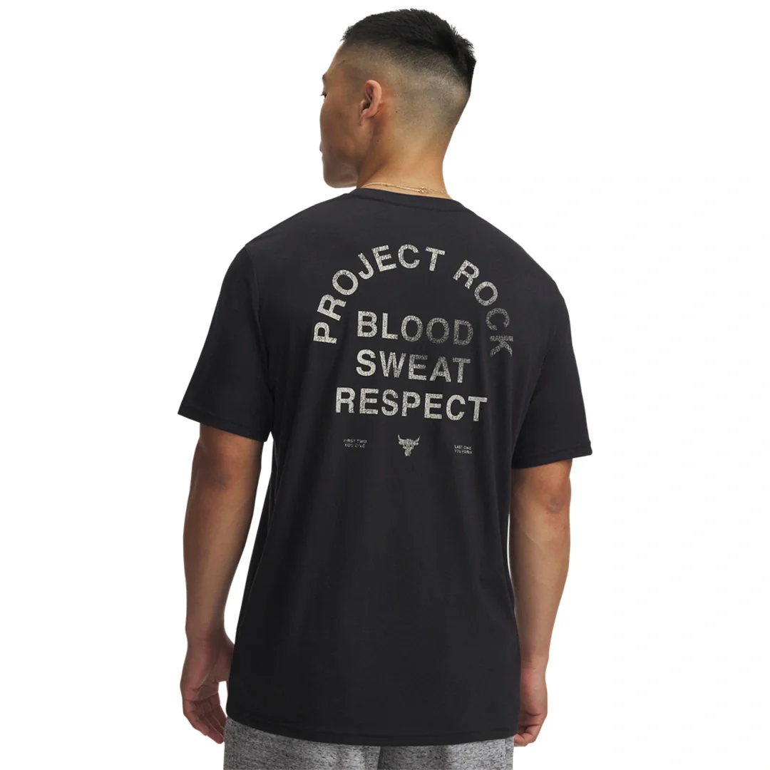 Under Armour Men Project Rock 6M Short Sleeve | 6005027-003 - Image 2
