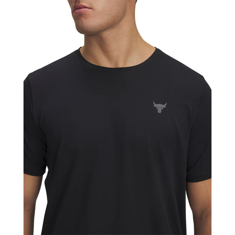 Under Armour Men Project Rock Authentic Crew Short Sleeve | 1386872-001 - Image 3