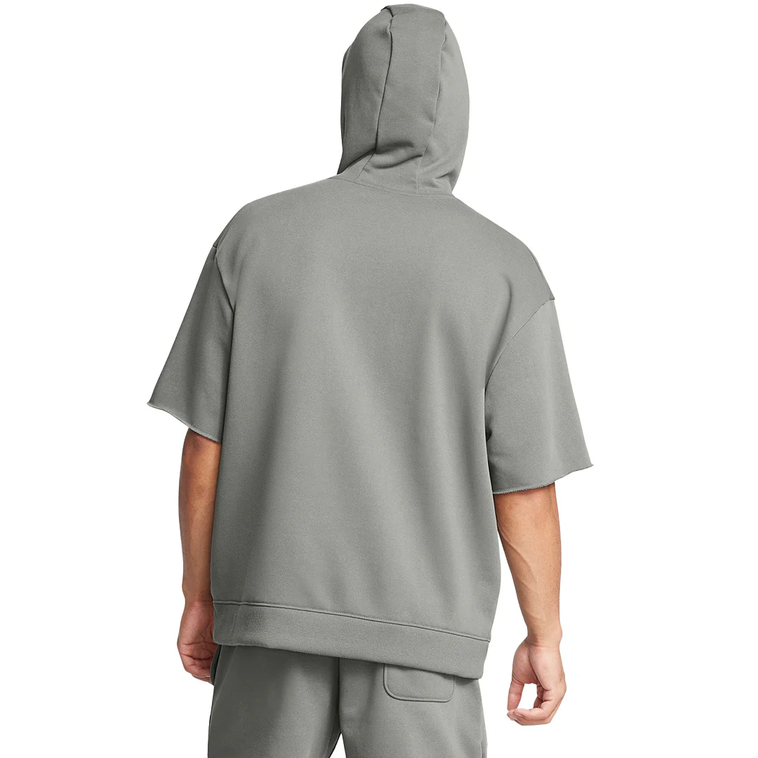 Under Armour Men Project Rock Heavyweight Short Sleeve Hoodie | 1386900-709 - Image 2