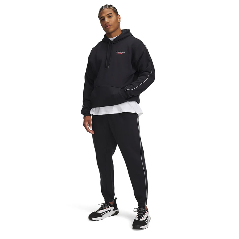 Under Armour Men Project Rock Icon Fleece Joggers | 1389917-001 - Image 3