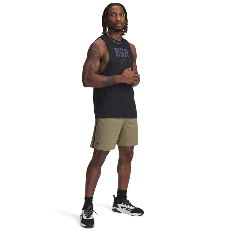 Under Armour Men Project Rock Mesh Shorts | 1389869-251 - Image 4