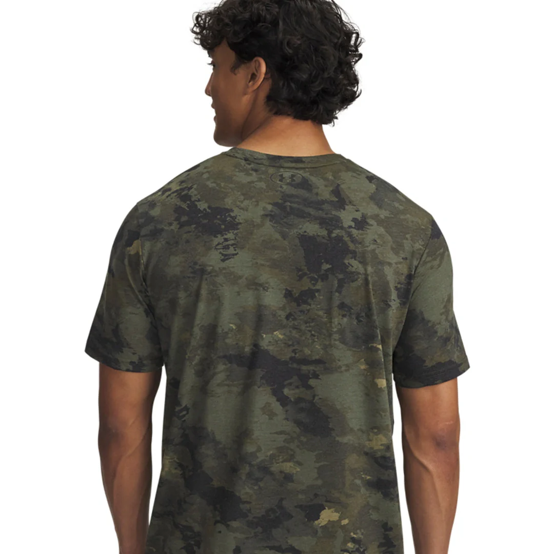 Under Armour Men Project Rock Printed Short Sleeve | 1389898-308 - Image 2
