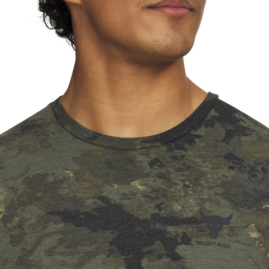 Under Armour Men Project Rock Printed Short Sleeve | 1389898-308 - Image 3