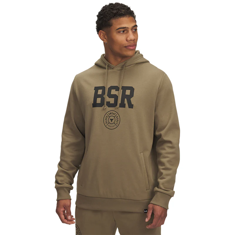 Under Armour Men Project Rock Rival Fleece Hoodie | 1389856-251