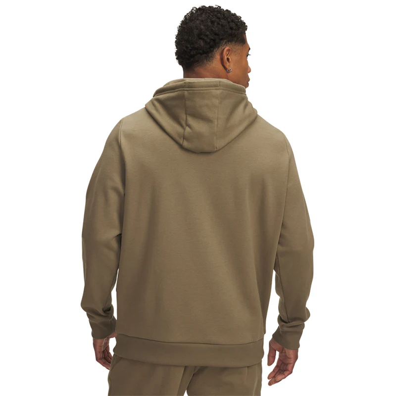 Under Armour Men Project Rock Rival Fleece Hoodie | 1389856-251 - Image 2