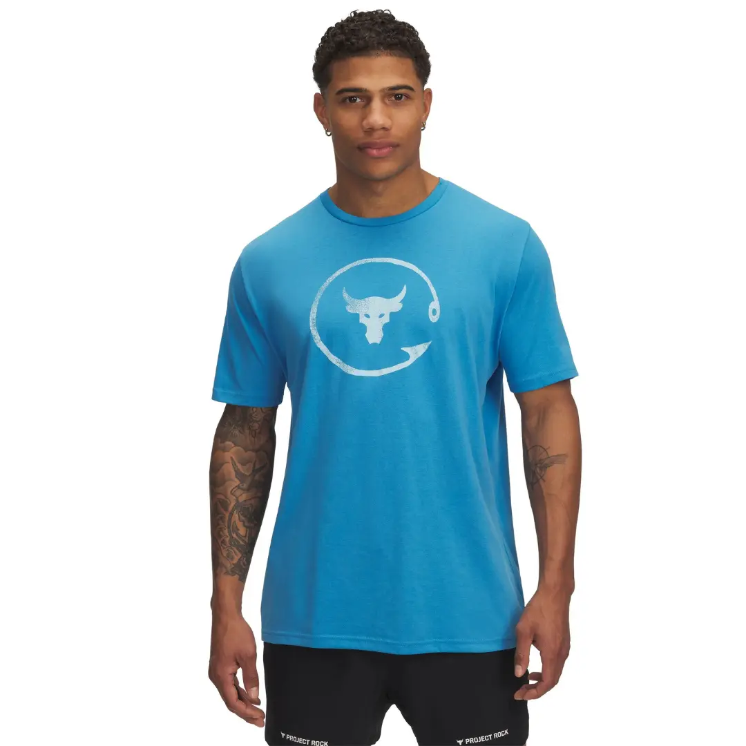 Under Armour Men Project Rock Short Sleeve | 1390002-452