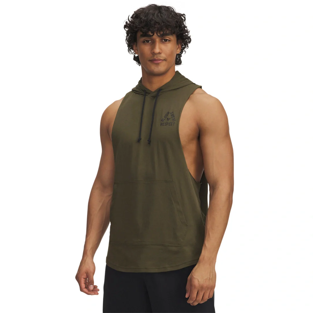 Under Armour Men Project Rock Sleeveless Hoodie | 6005049-308