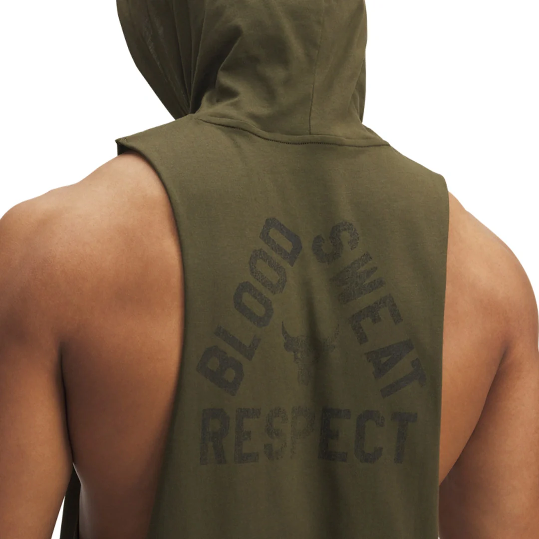 Under Armour Men Project Rock Sleeveless Hoodie | 6005049-308 - Image 3