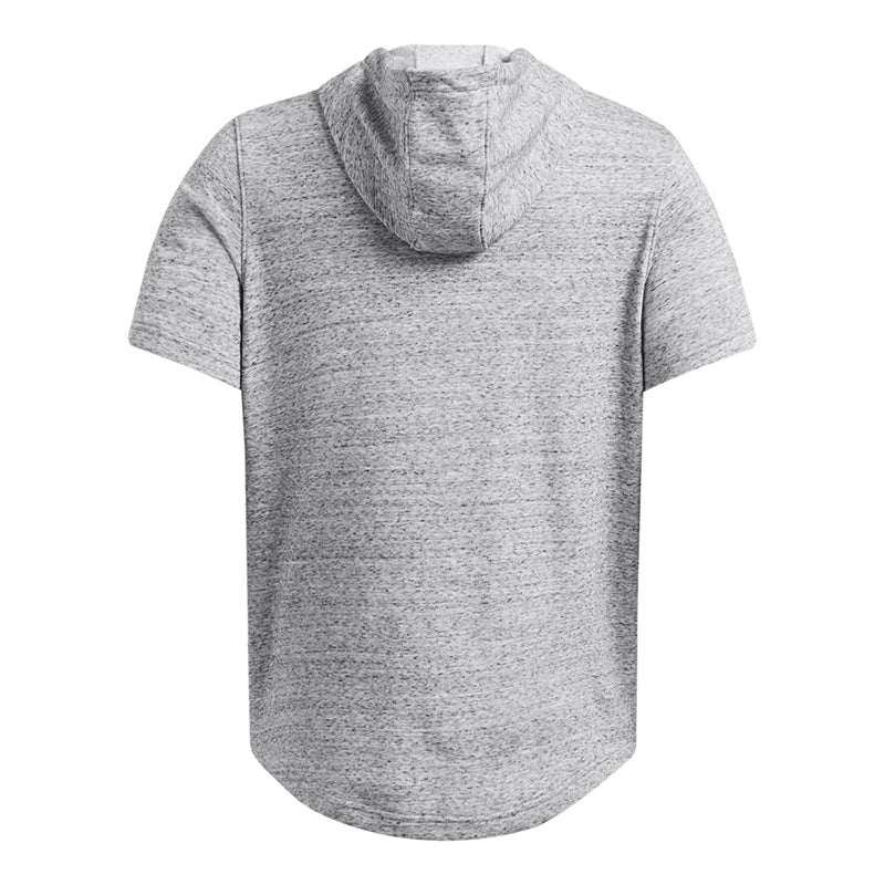 Under Armour Men Project Rock Terry Short Sleeve Hoodie | 1387447-011 - Image 4