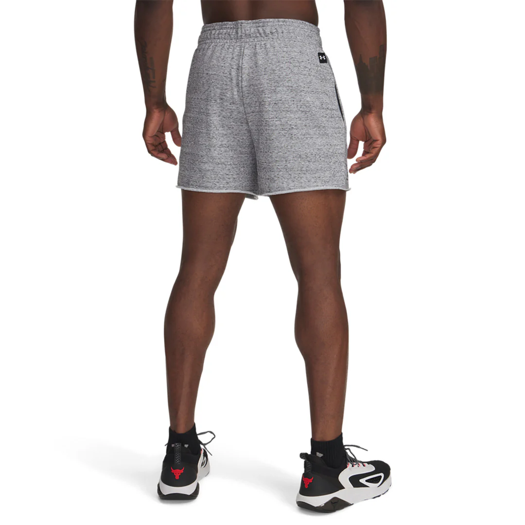 Under Armour Men Project Rock Terry Shorts | 1385937-012 - Image 2
