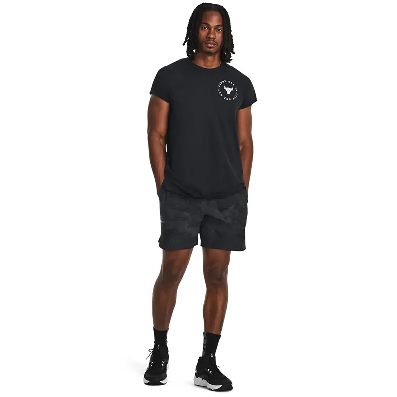 Under Armour Men Project Rock Unstoppable Shorts Camo | 1382171-001 - Image 5