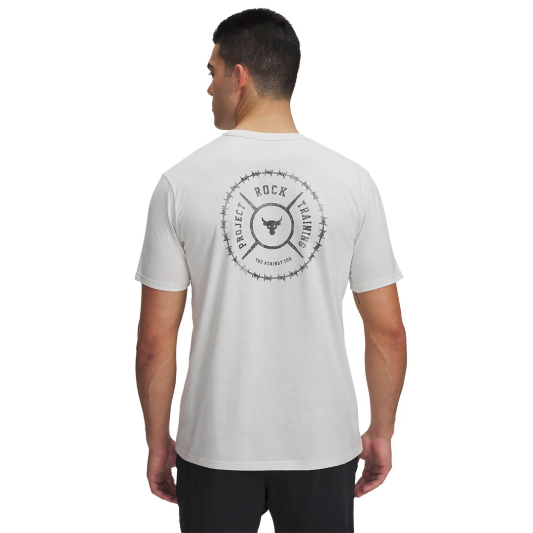 Under Armour Men Project Rock Wire Short Sleeve | 1389985-114 - Image 2